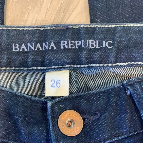 Banana Republic Dark Indigo Jeans Size 26 - Picture 3 of 4